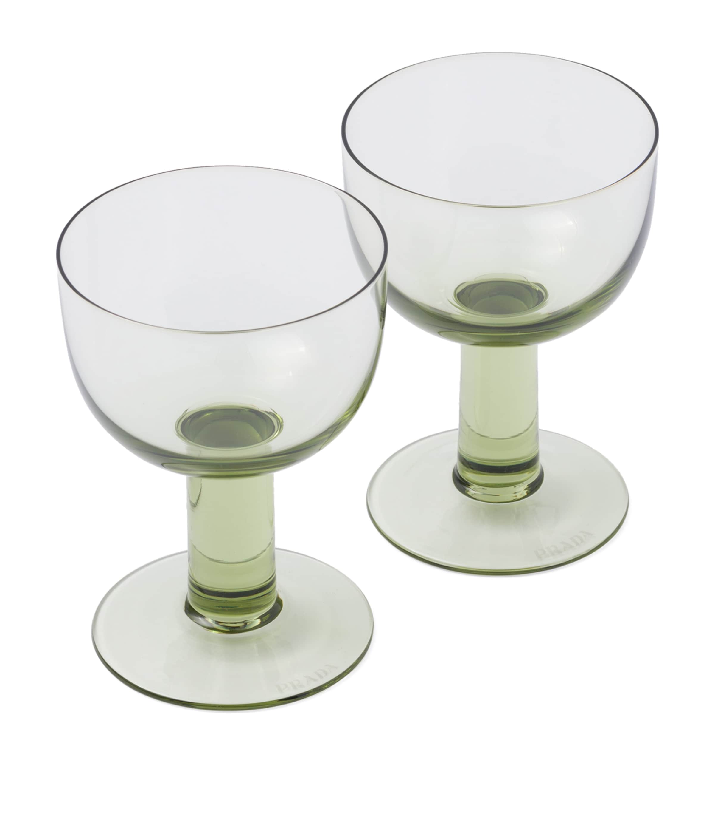 Prada Plinth Red Wine Glasses (Set of 2)