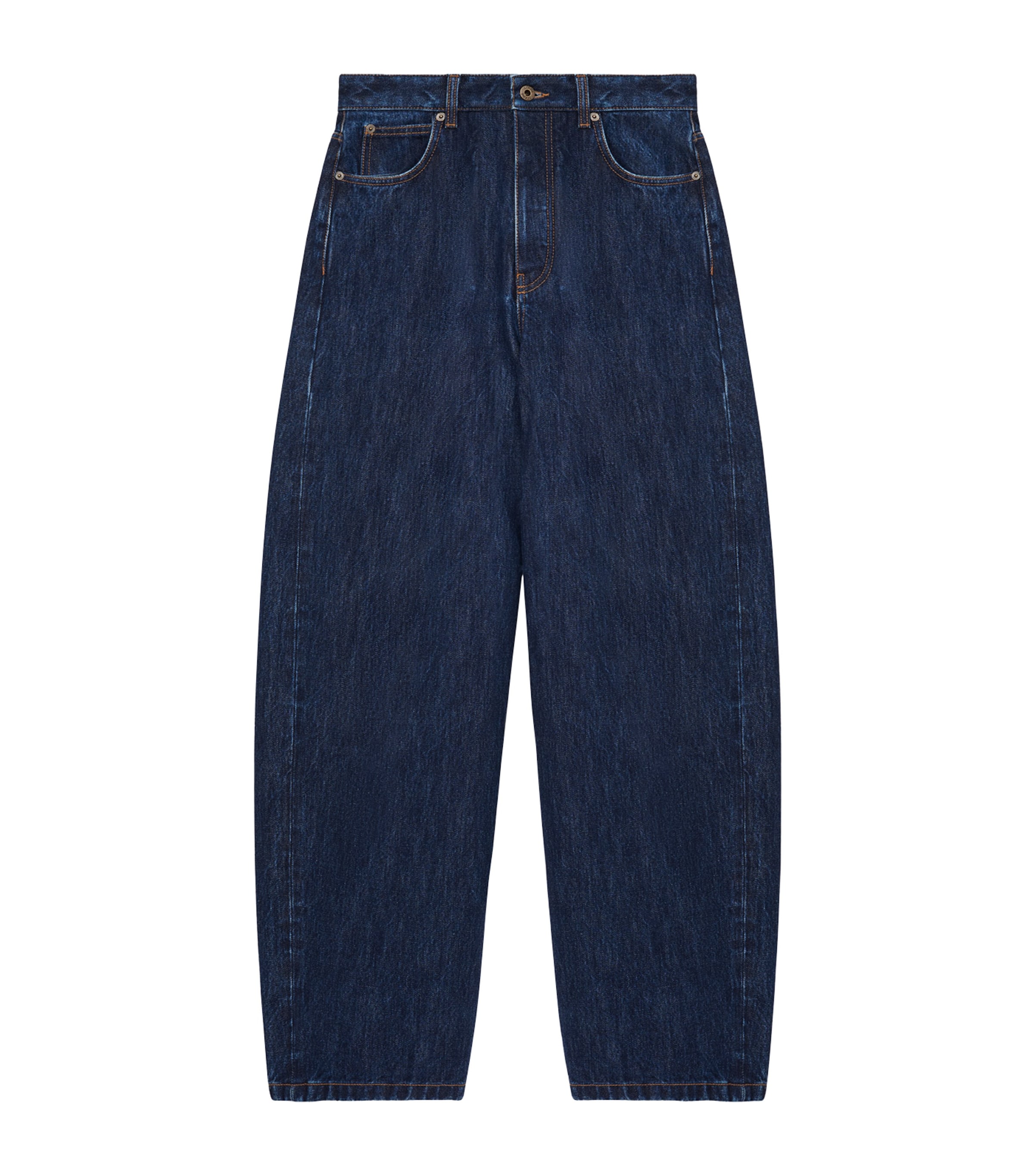 【関税&送料込み】Givenchy Deep Blue Cotton Denim Jeans Givenchy Wide-Leg Jeans | Harrods US