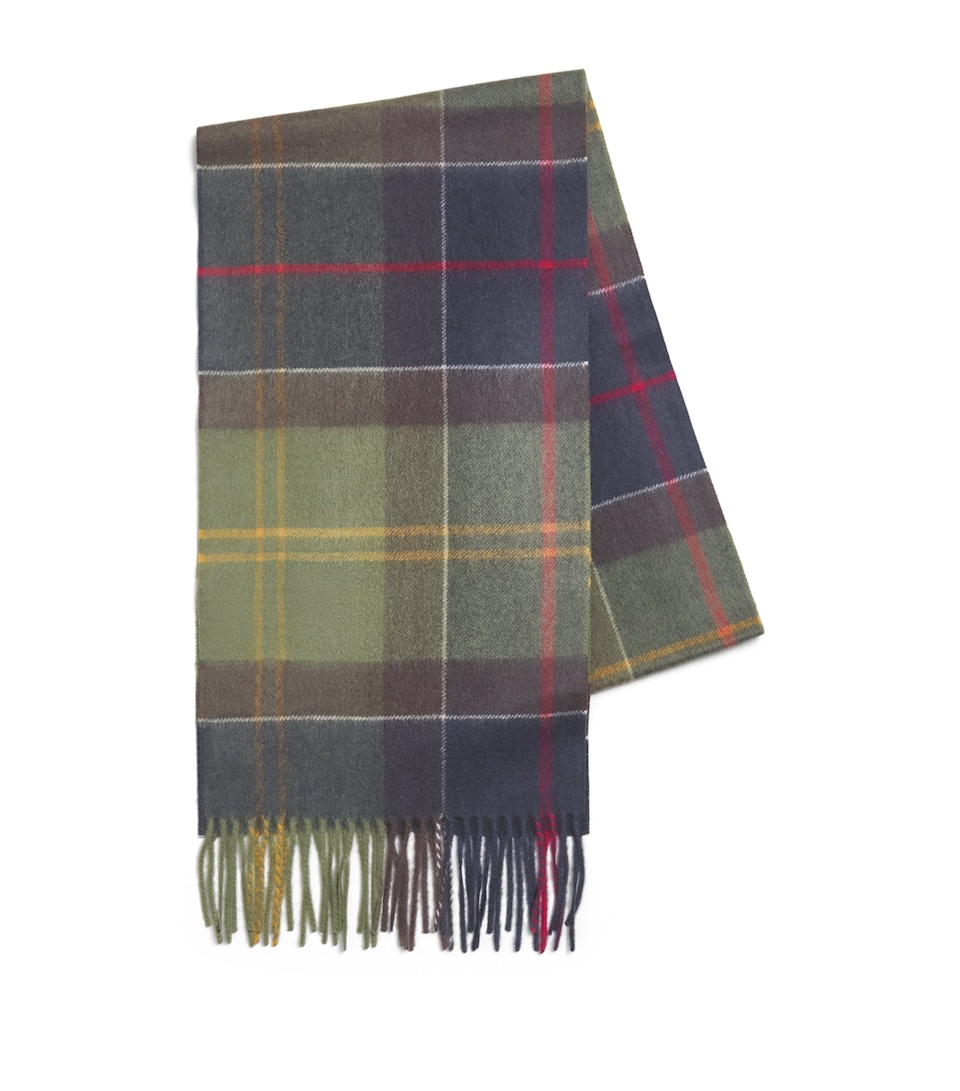 Barbour Cashmere Tartan Scarf Classic Tartan