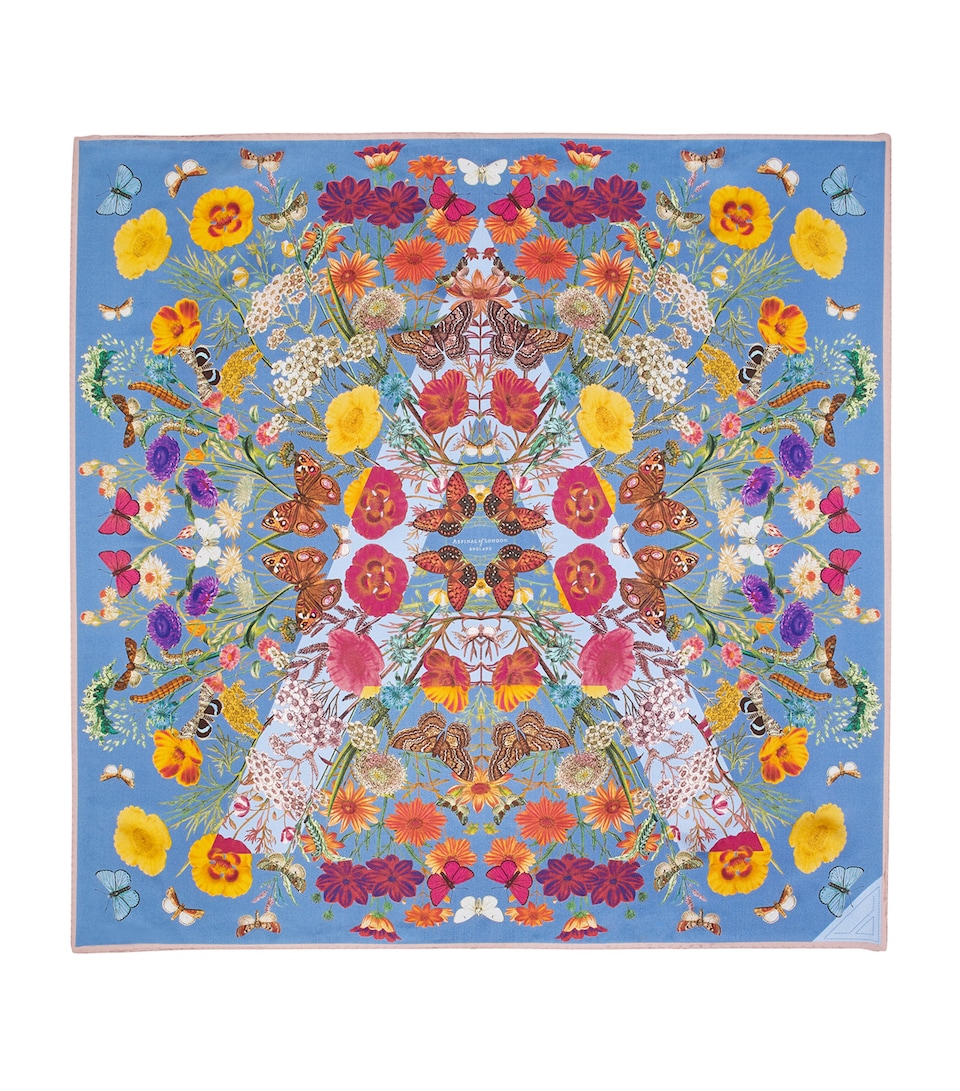 Botanical 'A' Silk Scarf
