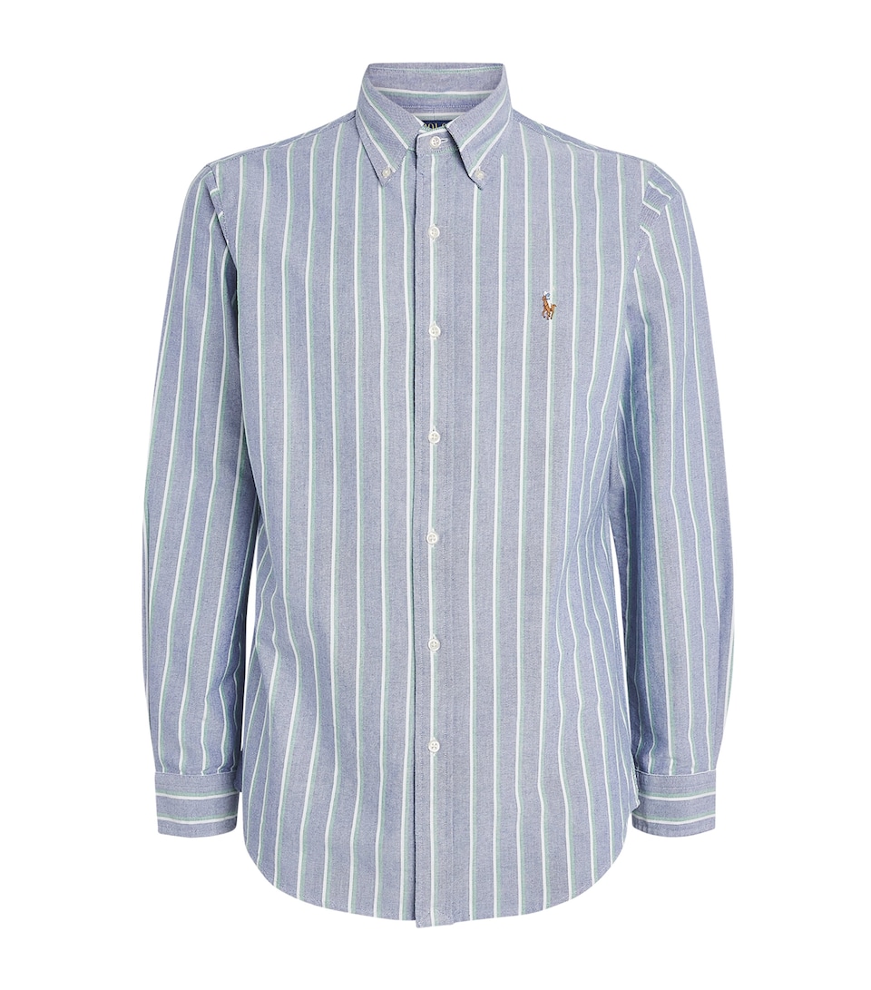 Cotton Stripe Oxford Shirt