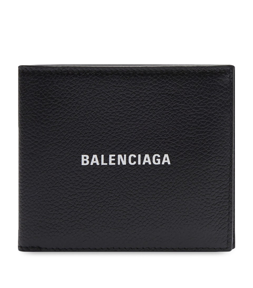 Balenciaga Leather Logo Bifold Wallet