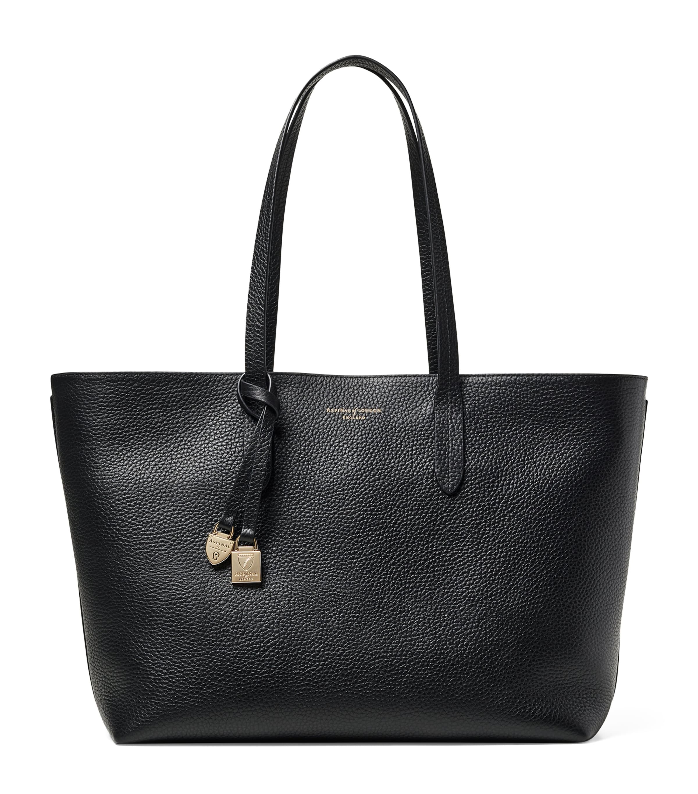 Leather East West Tote Bag