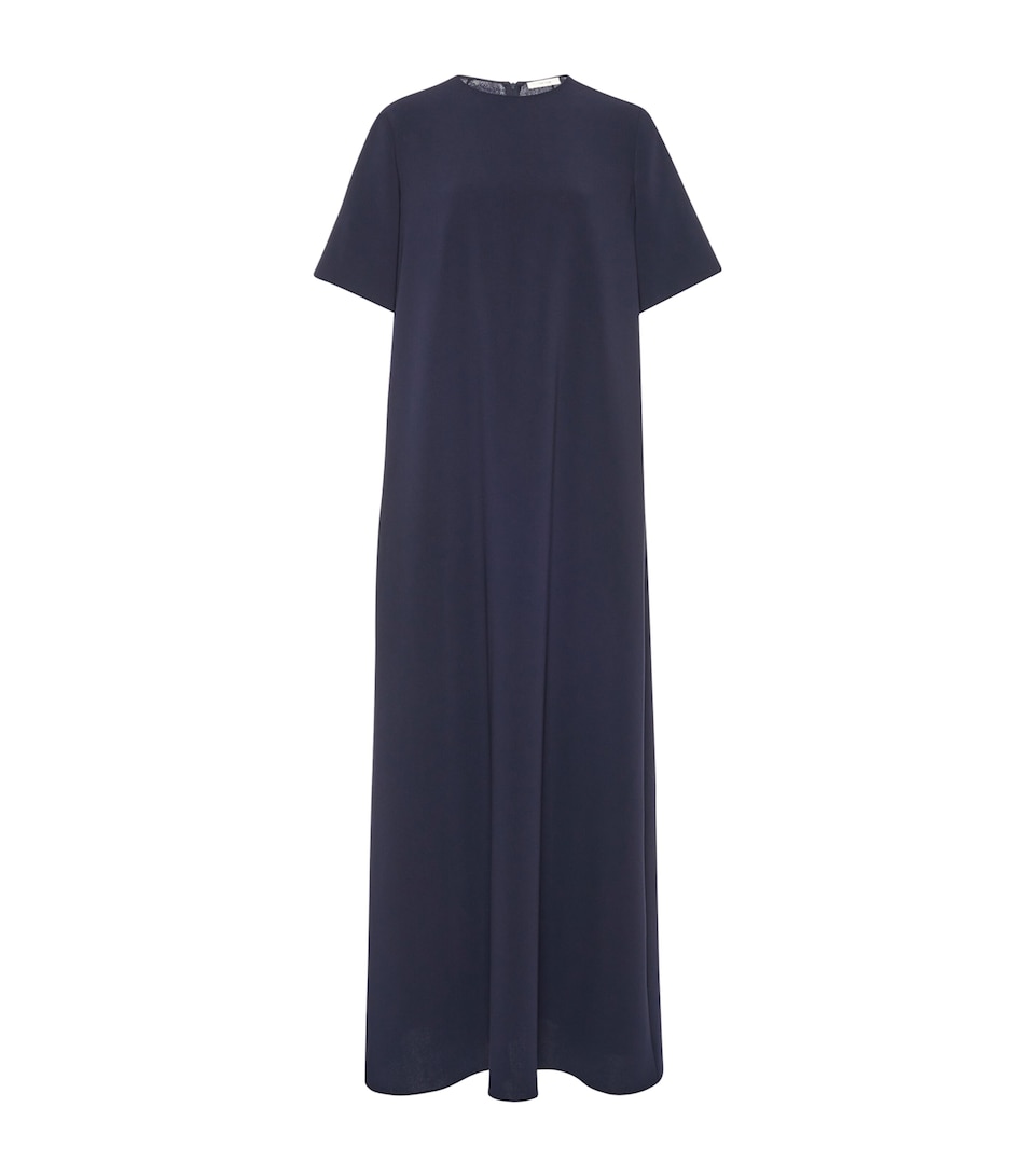 The Row Womens Robi Maxi Dress Navy