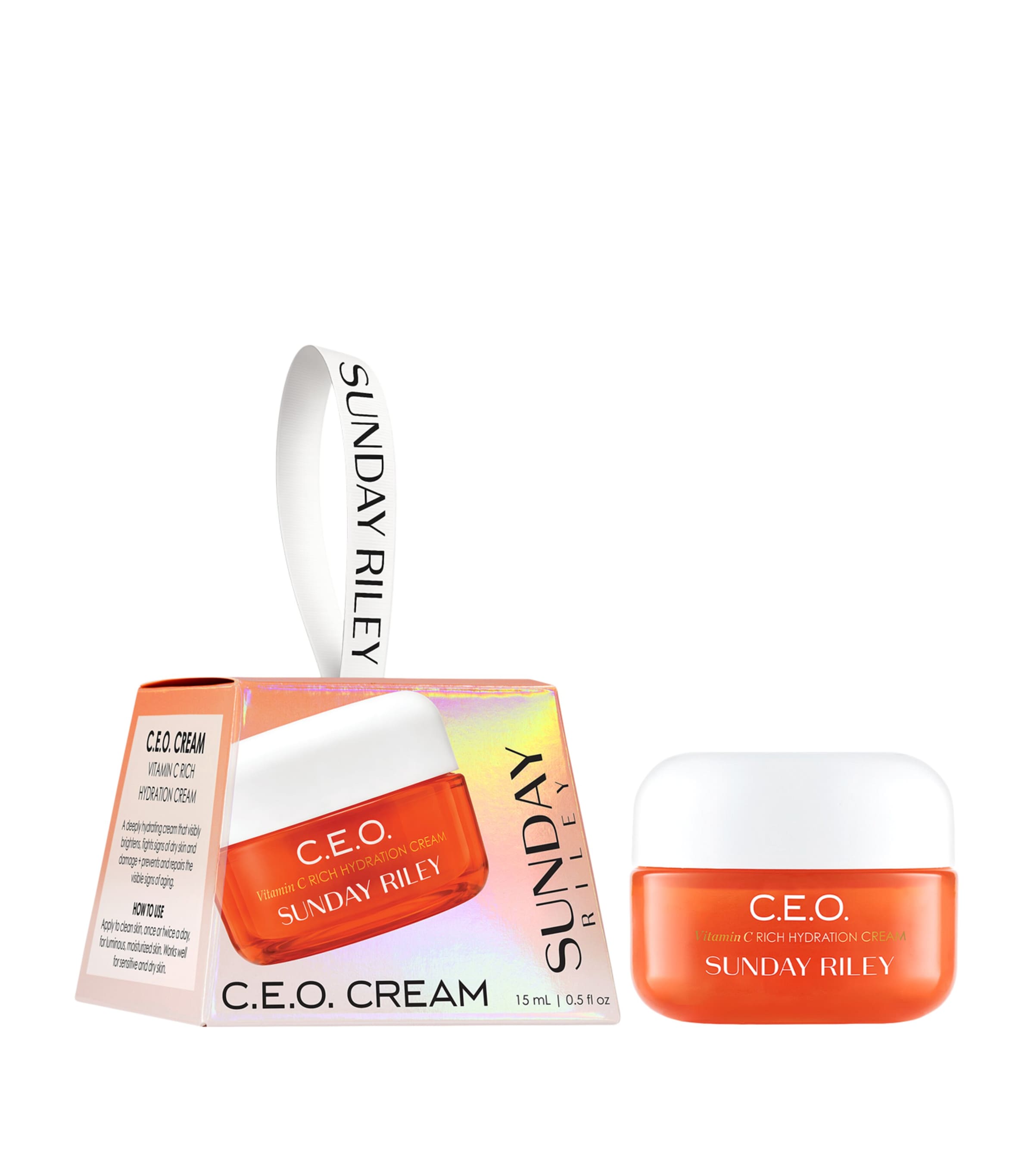 Sunday Riley C.E.O. Vitamin C Rich Hydration Cream Tree Decoration (15ml)