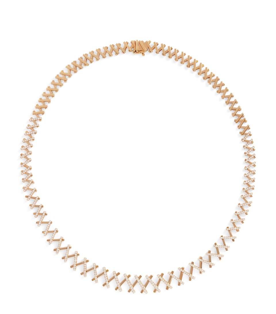 Rose Gold and Diamond Necklace