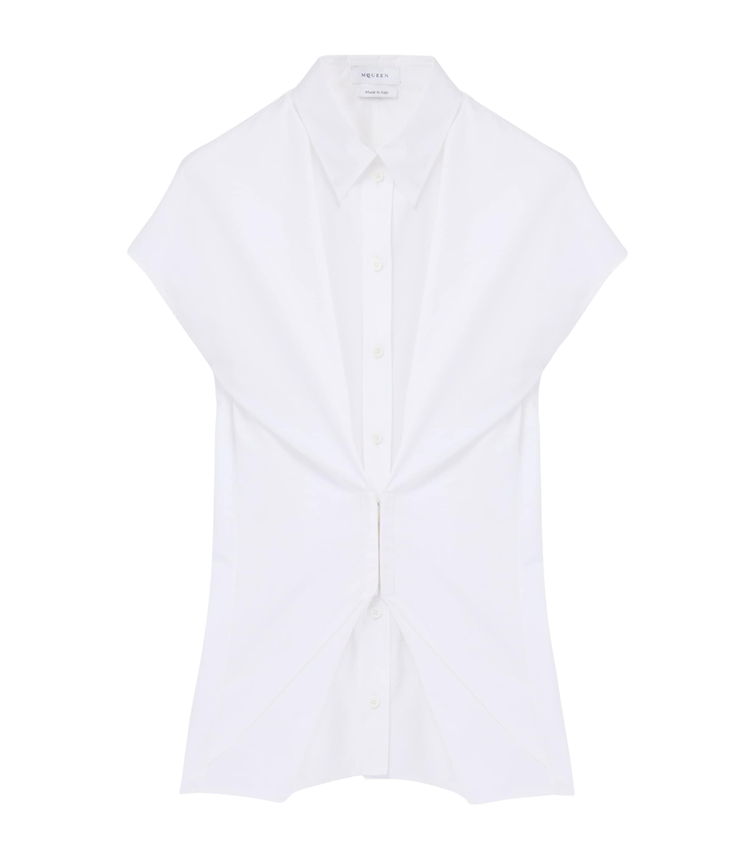 Cotton Gathered Shirt