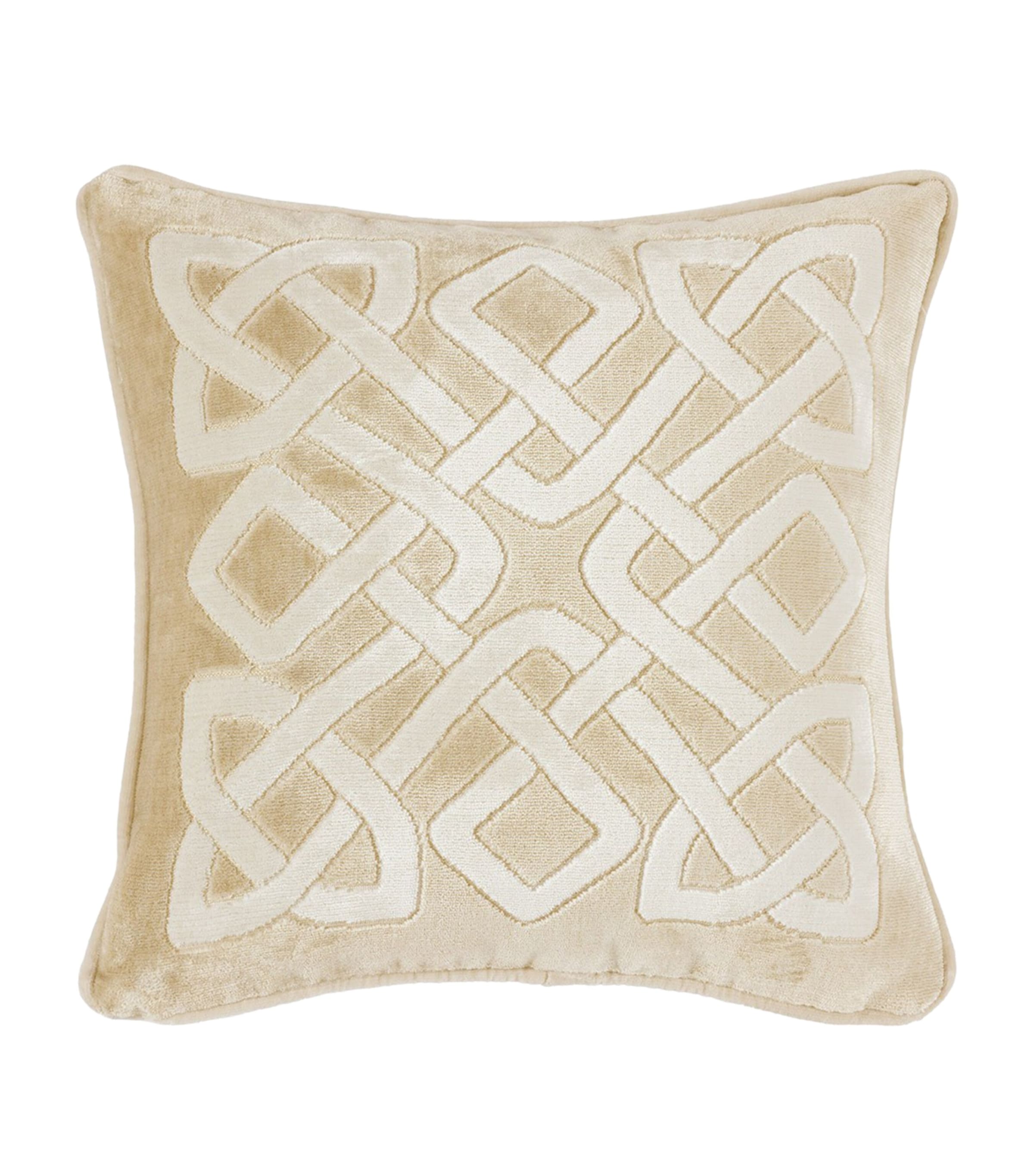 Yves Delorme Entrelac Dune Square Cushion Cover (45cm x 45cm) Dune