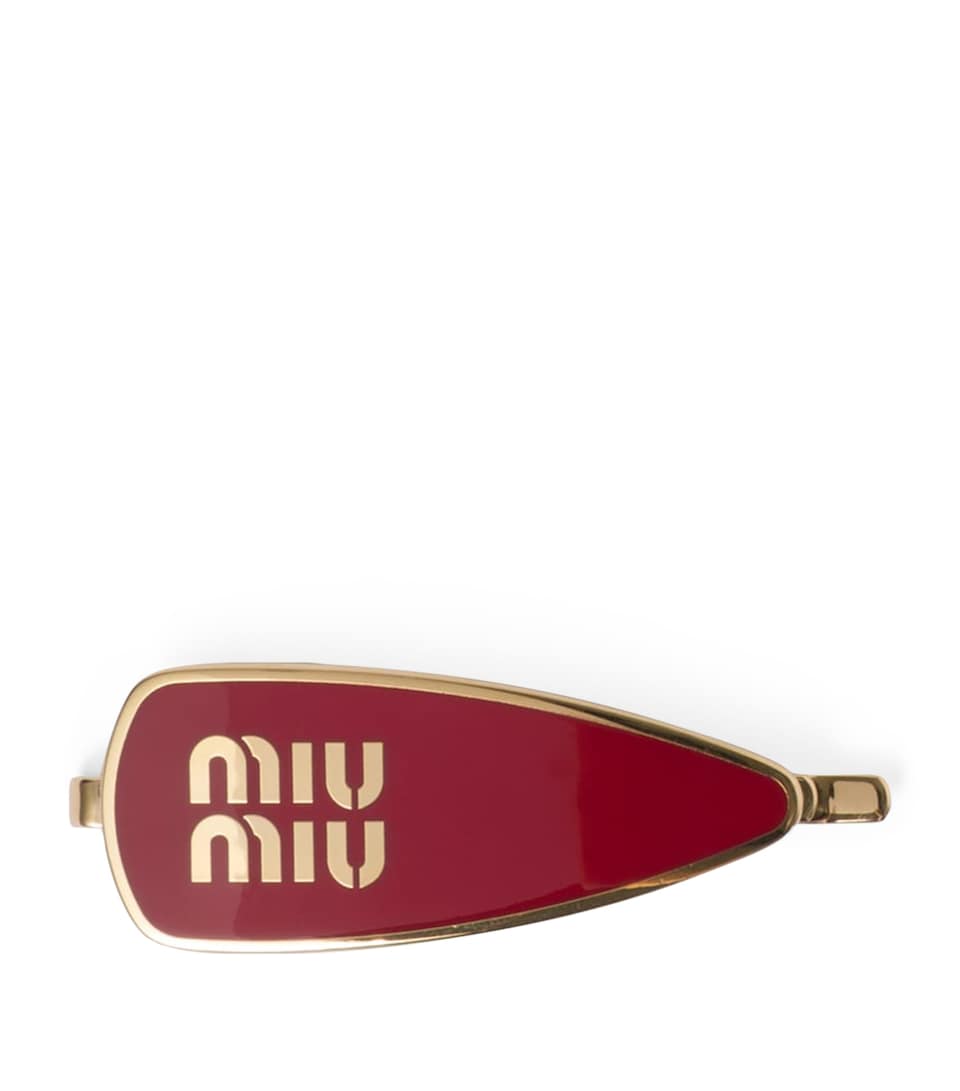 Enamel Logo Hair Clip