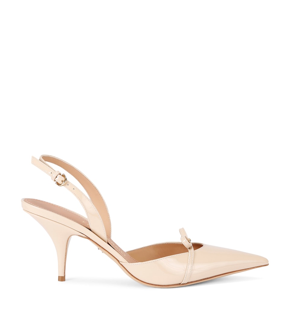 Leather Gylla Slingback Heels 70