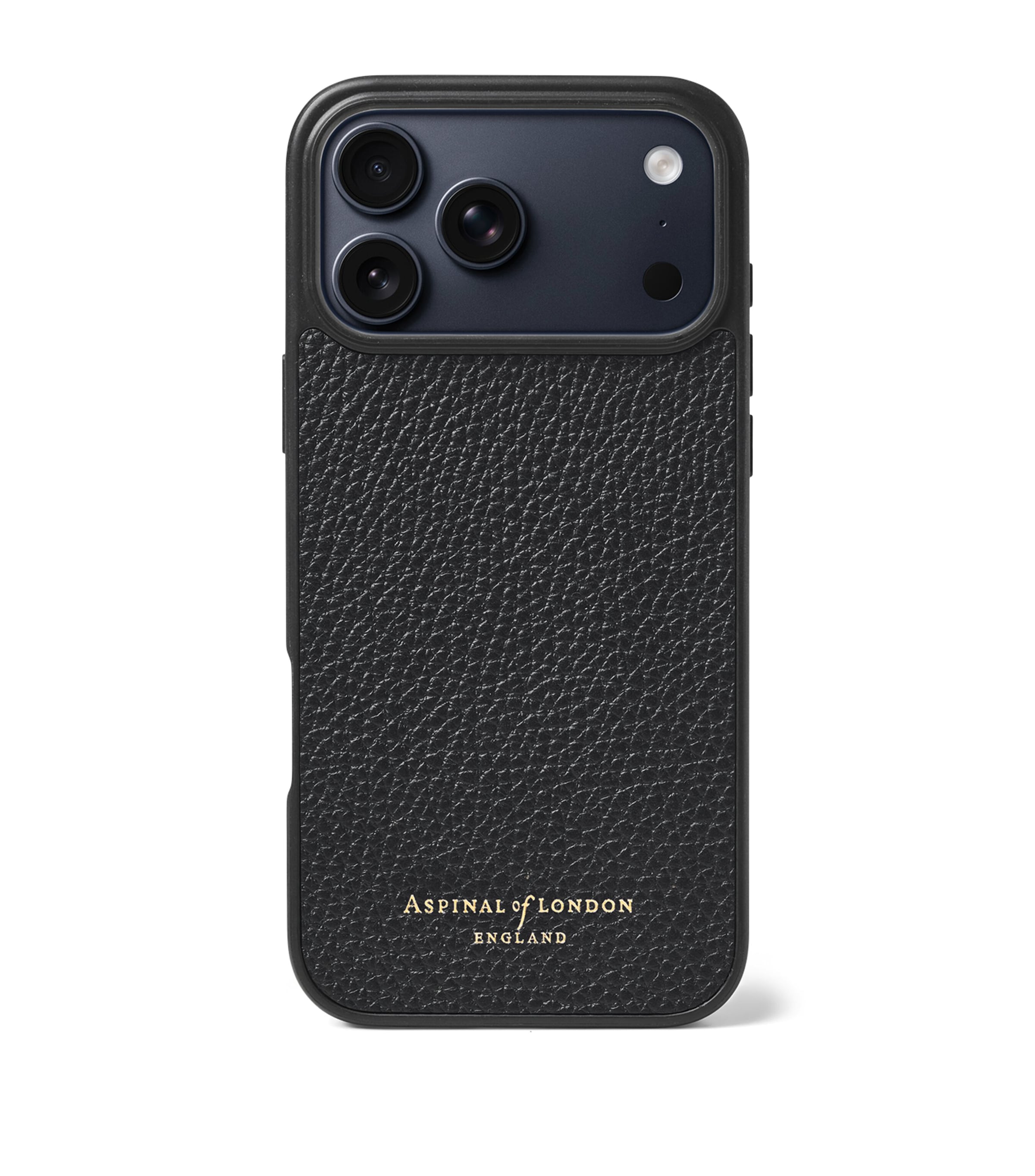 Grained Leather iPhone 17 Pro Case