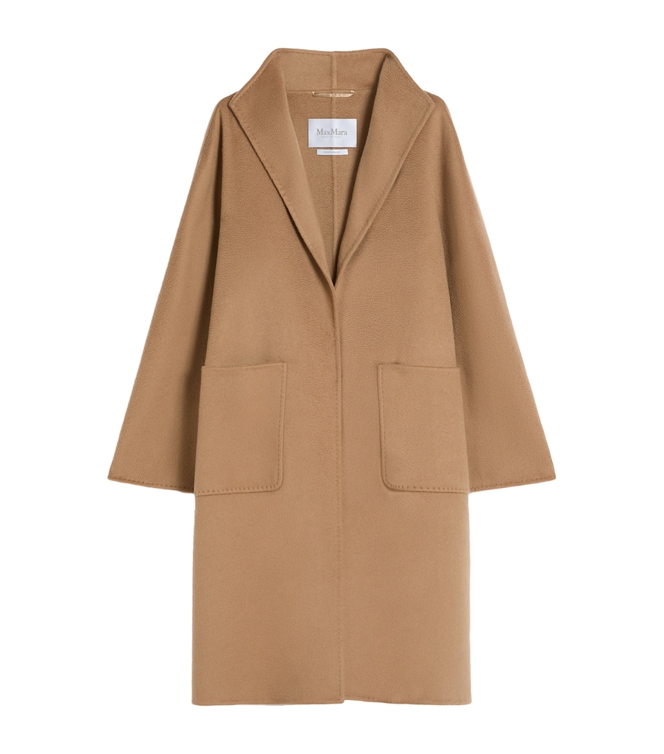 Max Mara Womens Cashmere Lilia Coat Camel