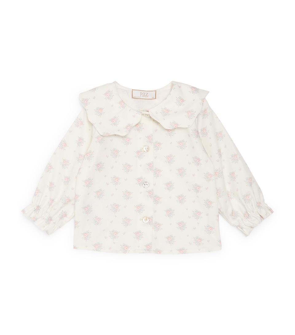 Paz Rodriguez Cotton Floral Blouse (12 Months) +
