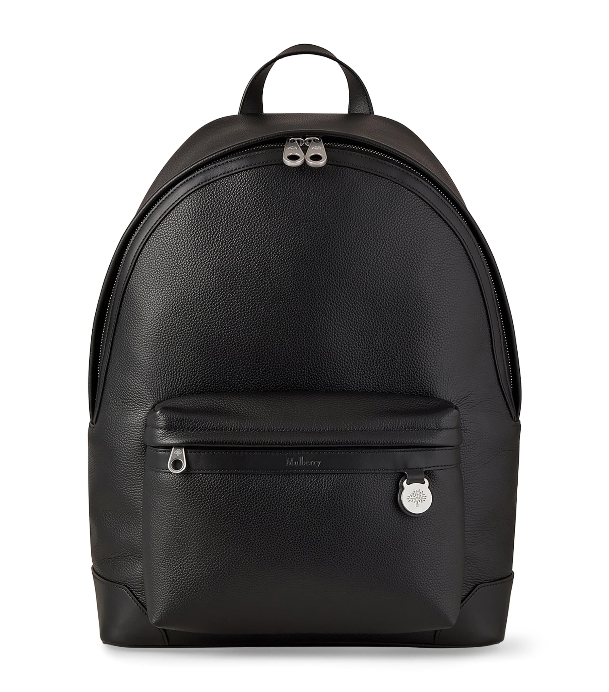 Mulberry Leather Heritage Backpack Black