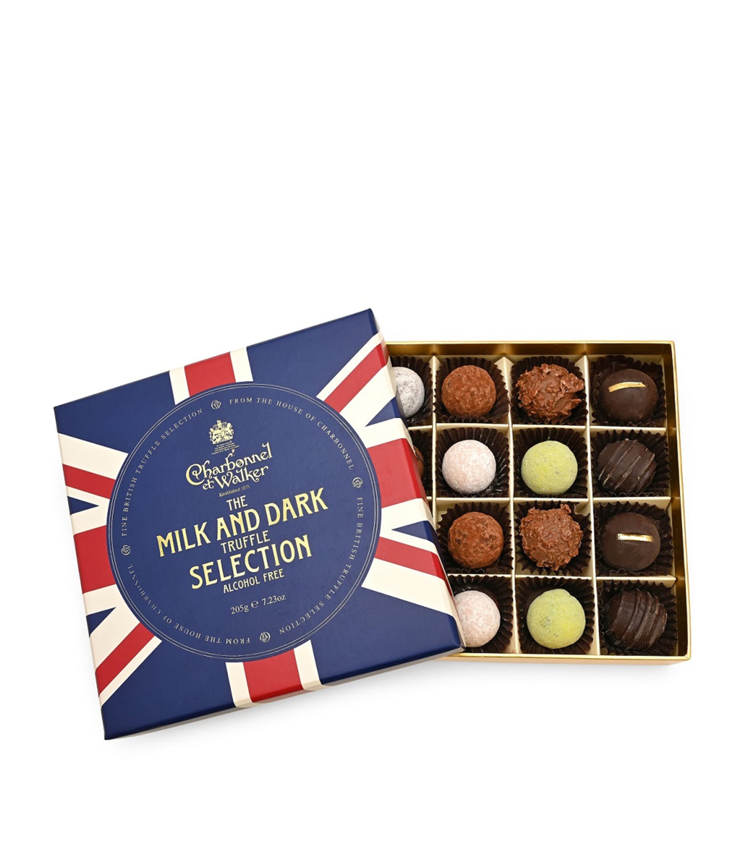 Union Jack Milk and Dark Chocolate Truffle Selection (205g)