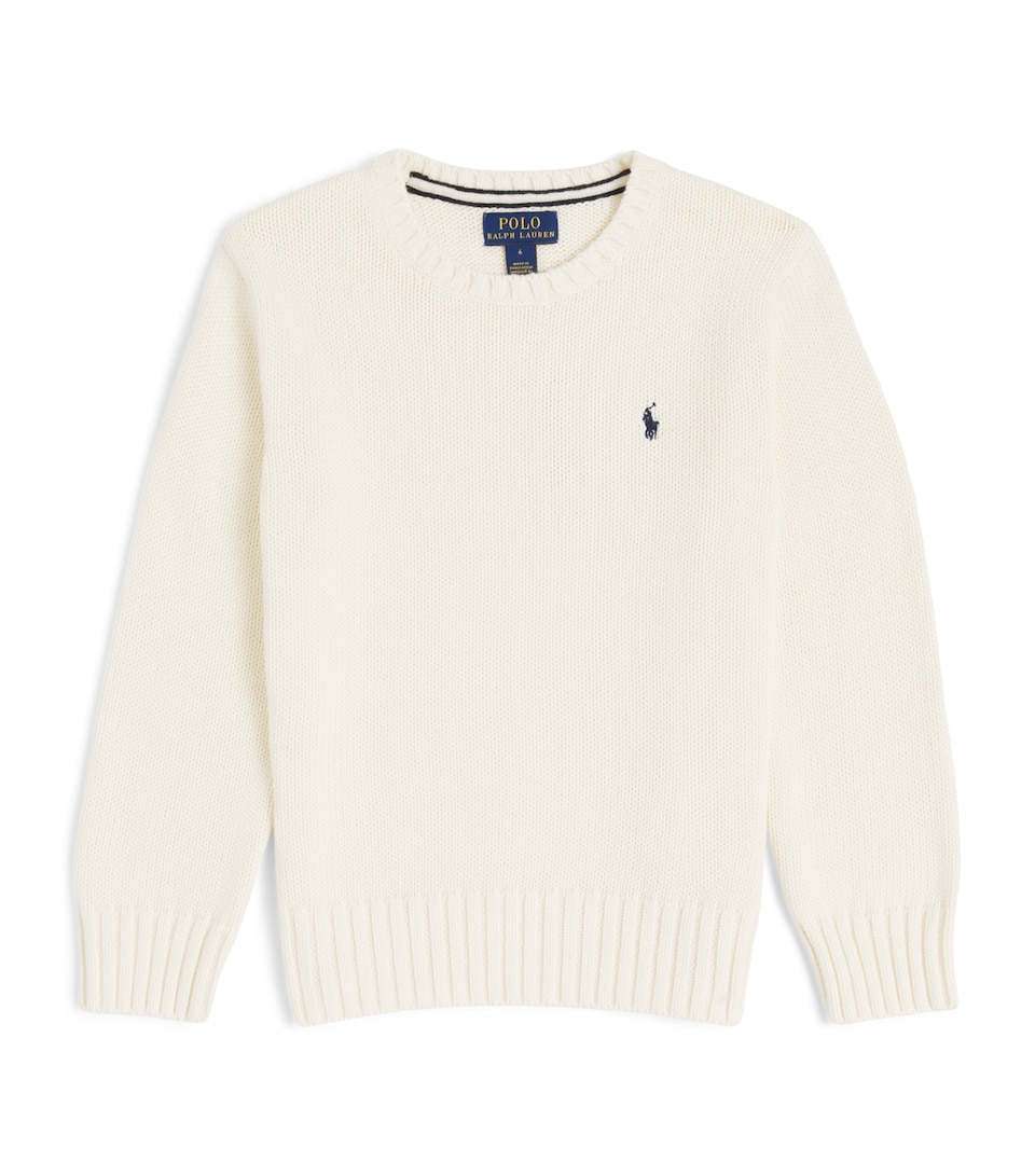 Ralph Lauren Kids Cotton Polo Pony Sweater (2-7 Years) Clubhouse
