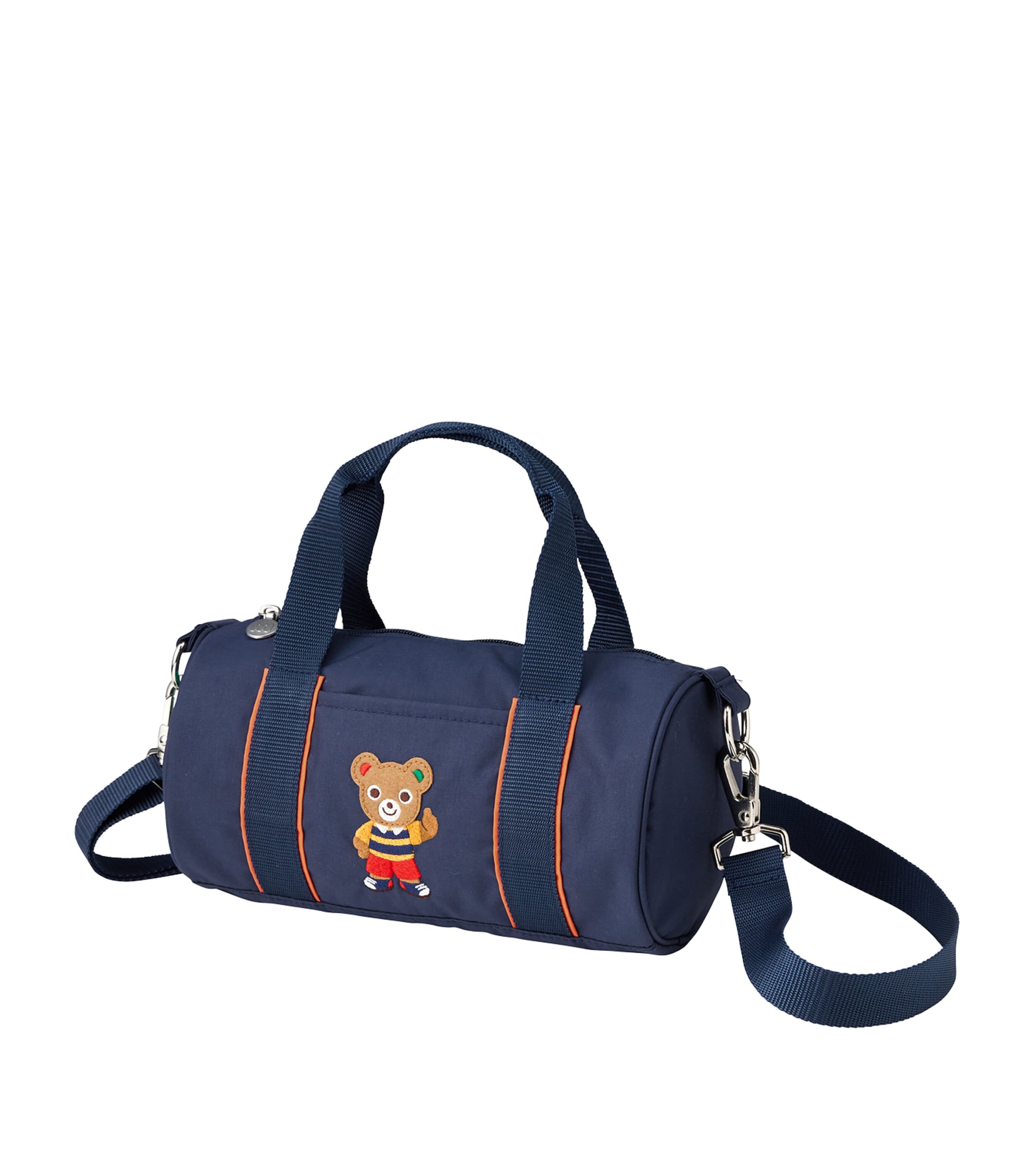 Miki House Embroidered Teddy Bear Duffle Bag