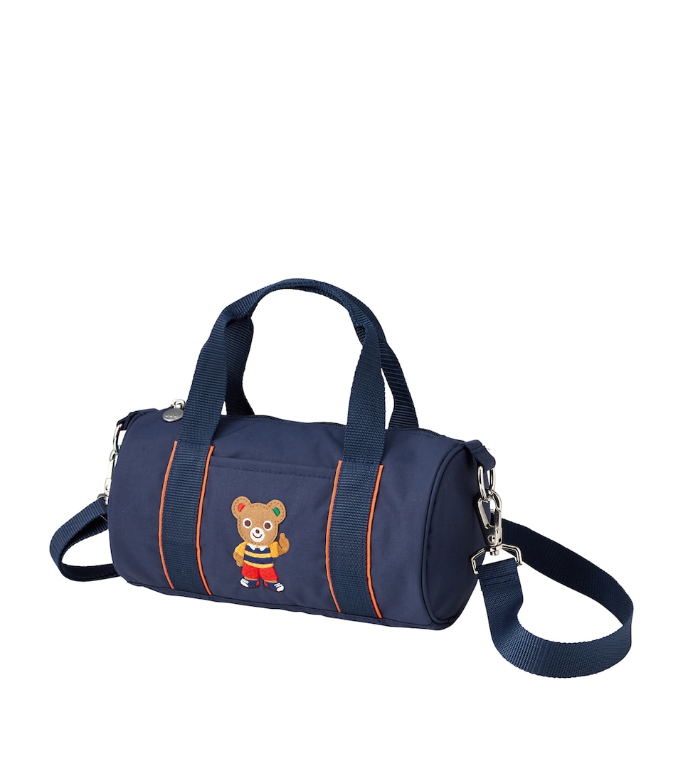 Miki House Embroidered Teddy Bear Duffle Bag