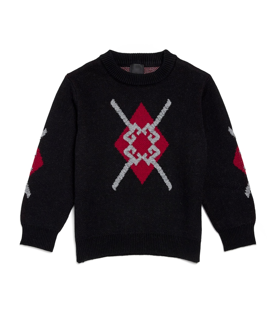 Jacquard Diamond Sweater (4-12+ Years)