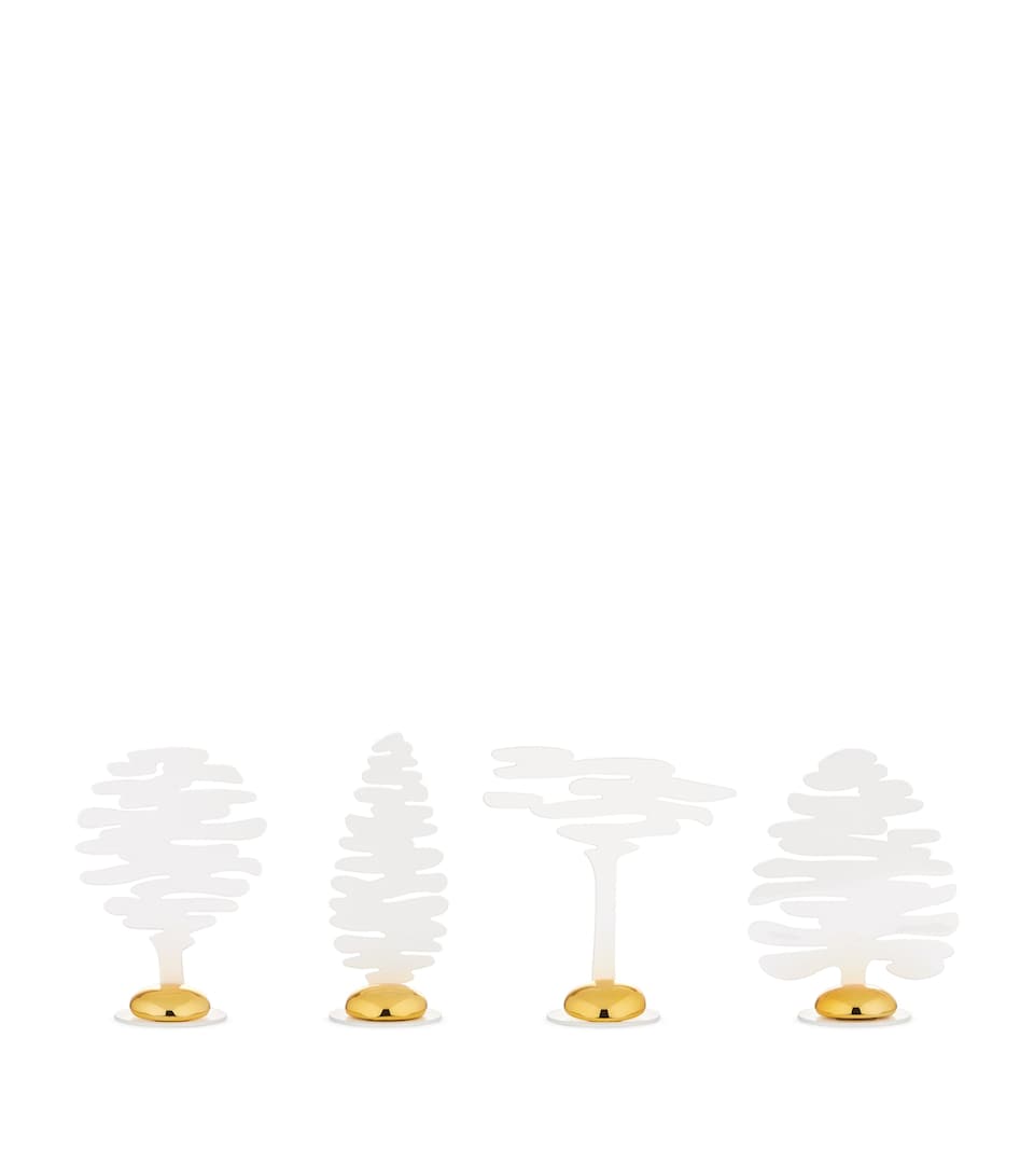 Alessi Set of 4 Bark Place Markers
