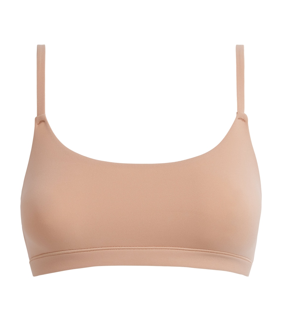 Skims Womens Fits Everybody Scoop-Neck Bralette Clay