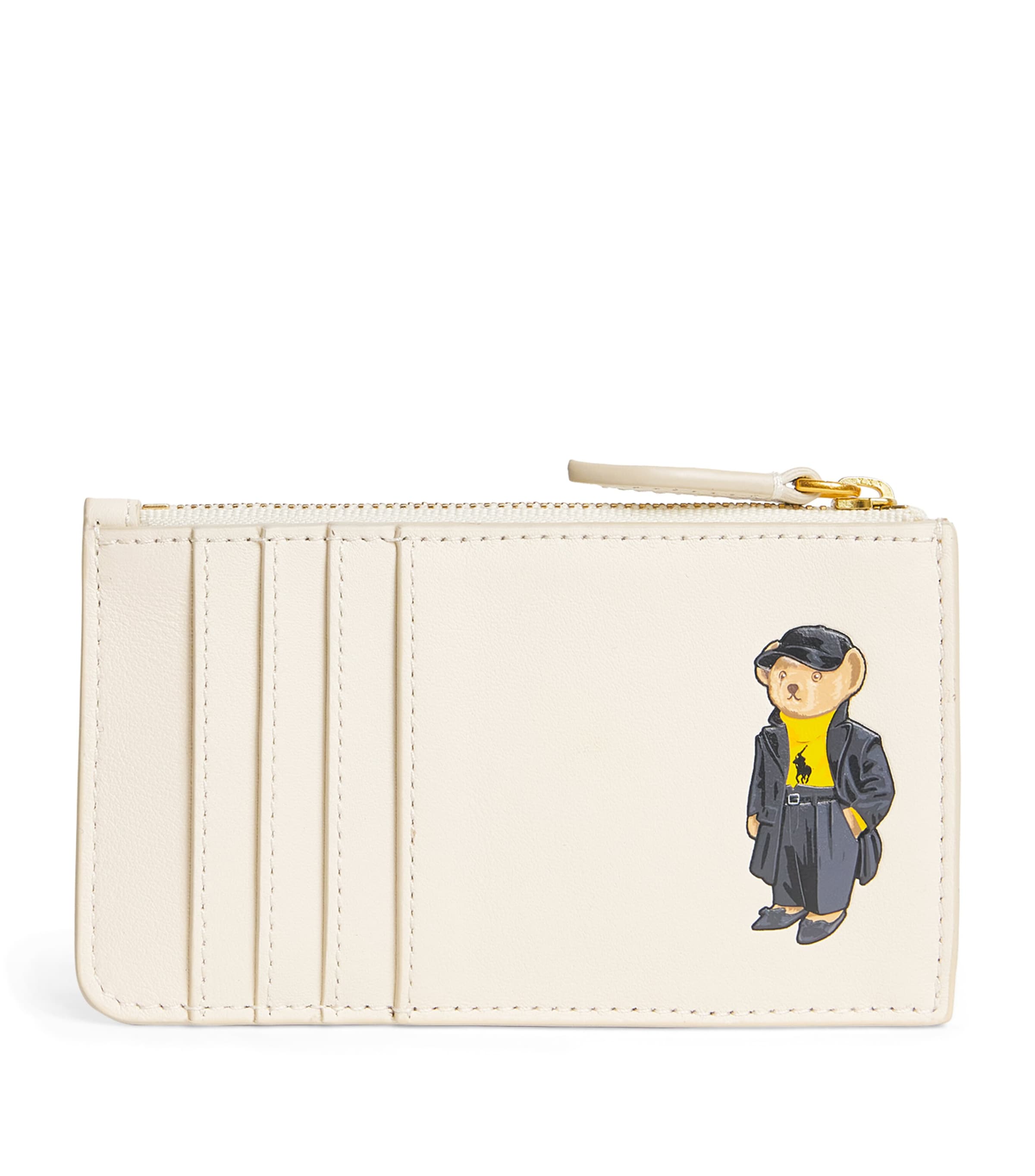 Leather Logo Embossed Coin Purse