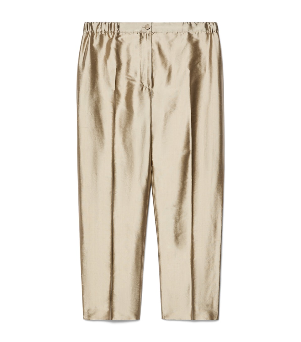 Silk Tailored Trousers