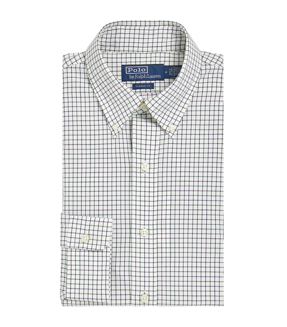 Cotton Poplin Classic Fit Check Shirt