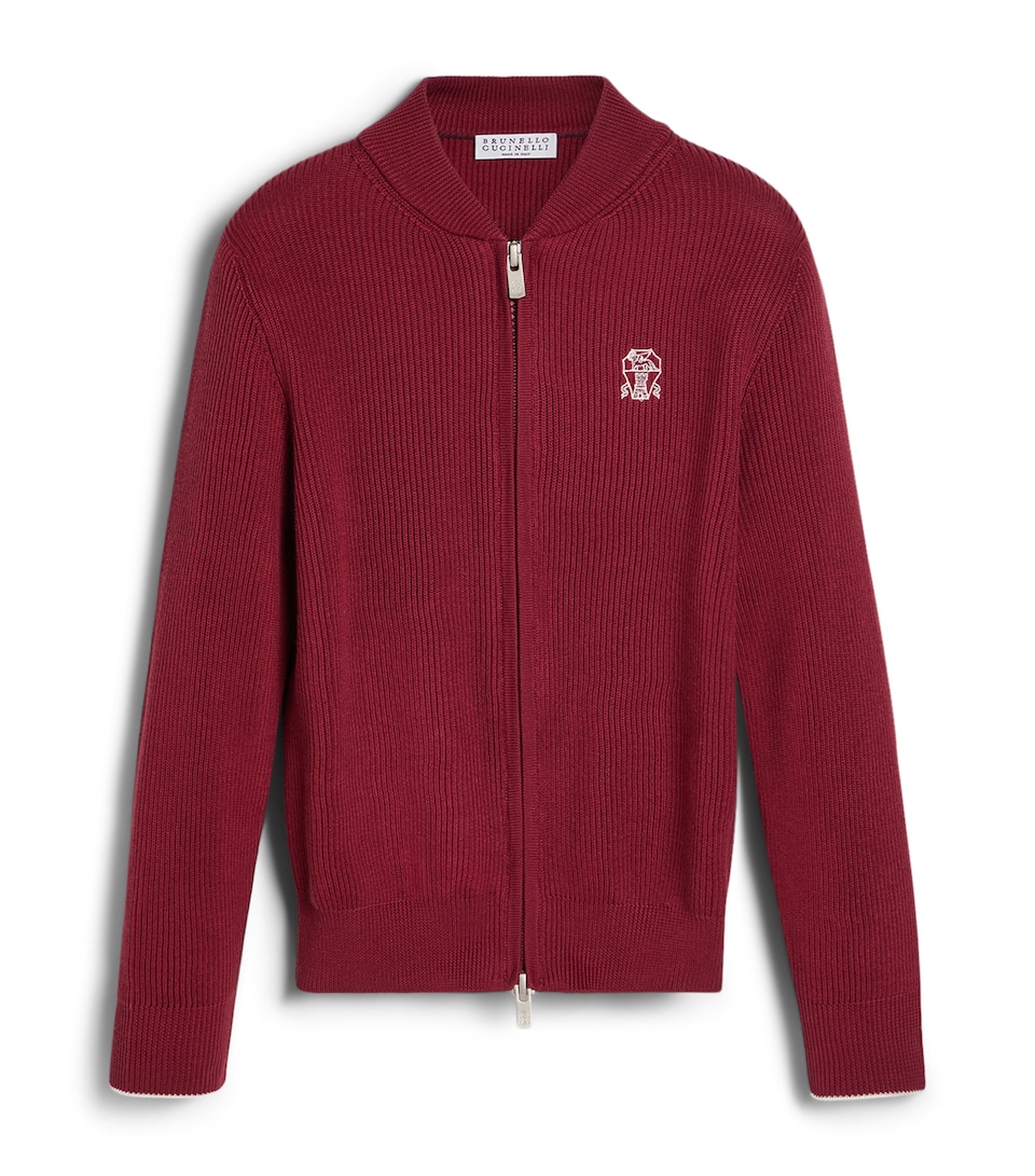 Ribbed Zip Cardigan (4-6 Years)