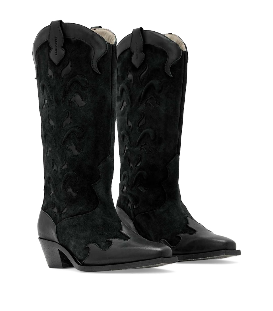 Suede Dolly Cowboy Boots 47