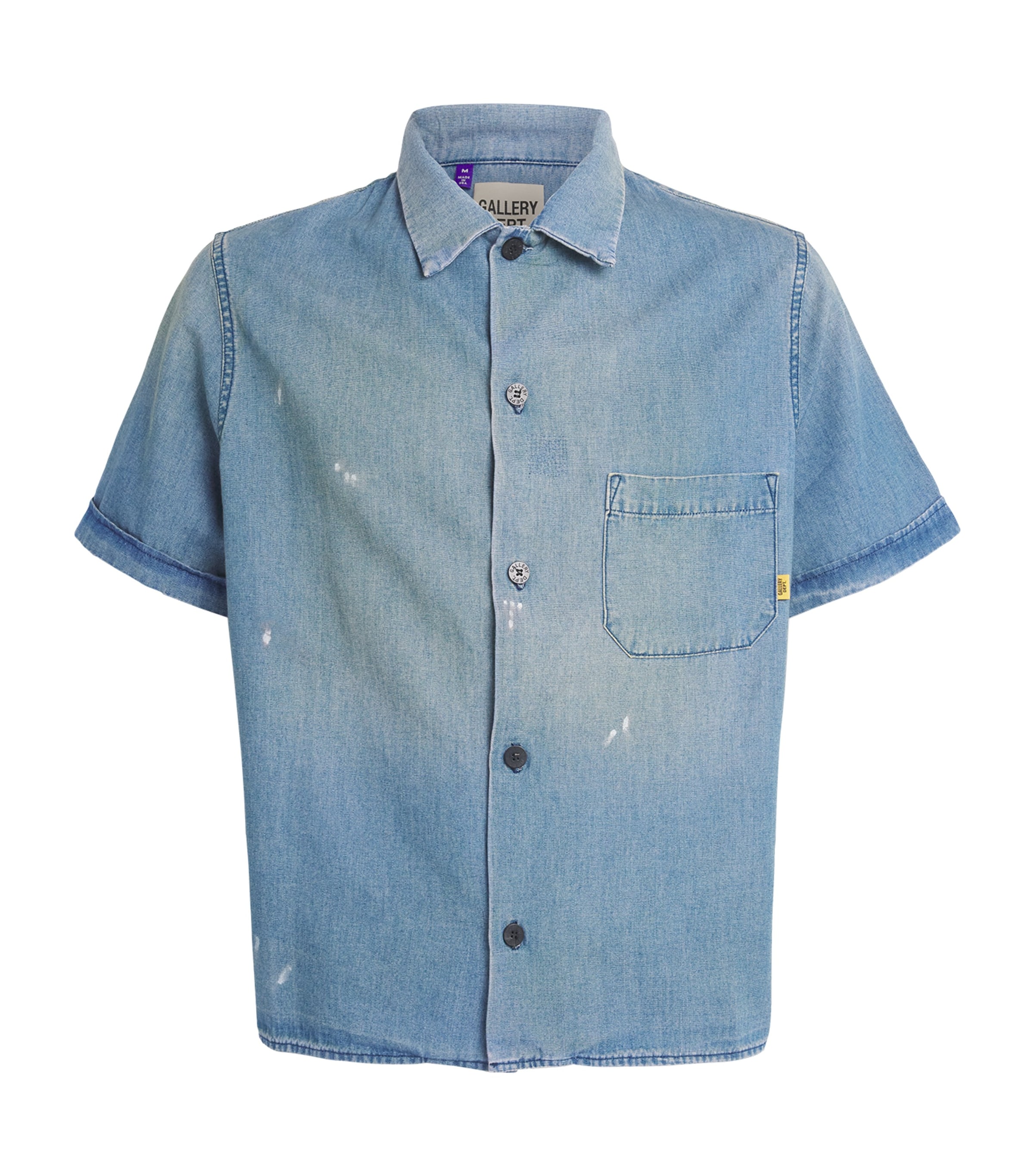 Prada Blue Denim Logo Shirt | Harrods UK