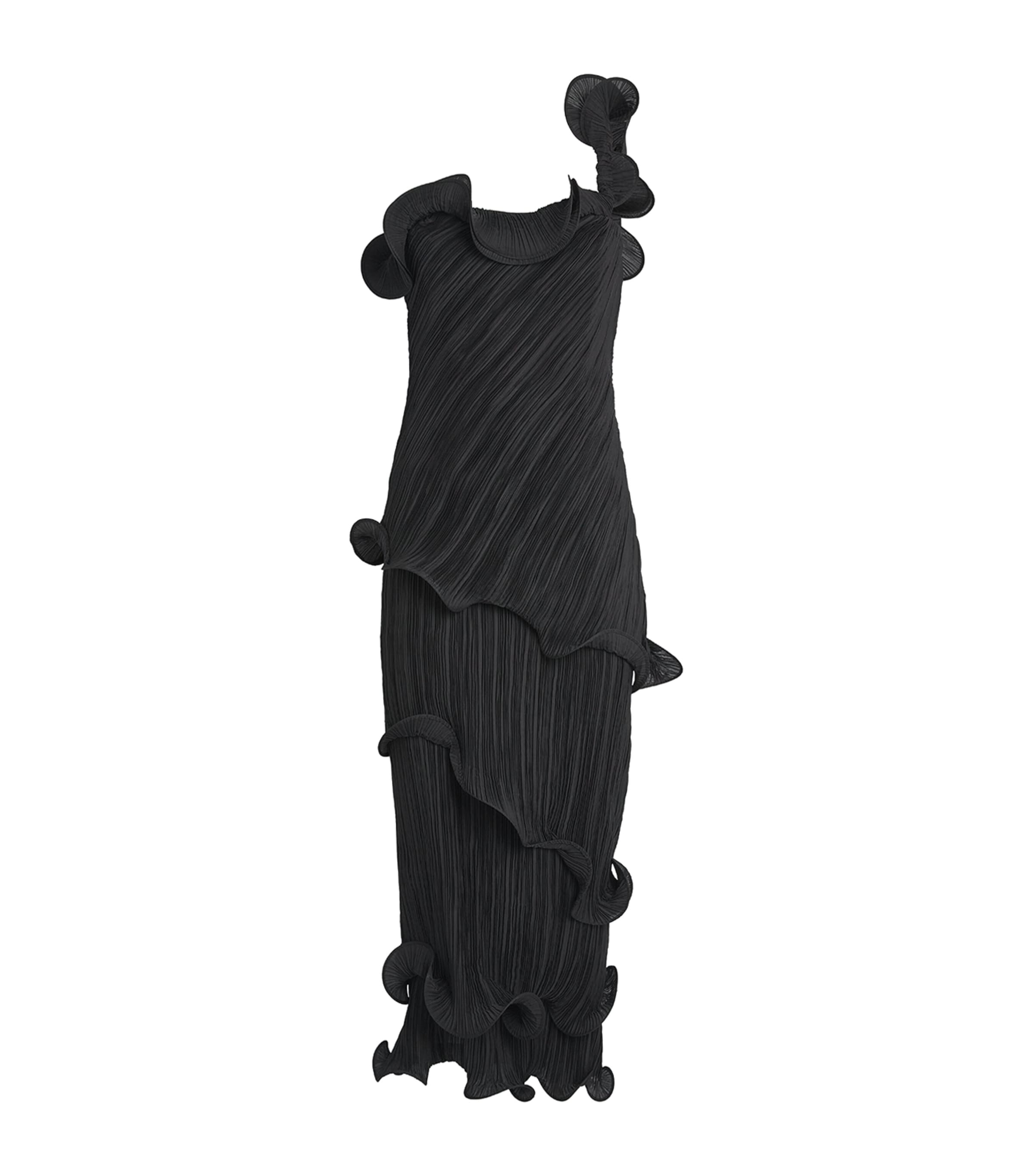 Cult Gaia Womens Pleated Payton Gown Black