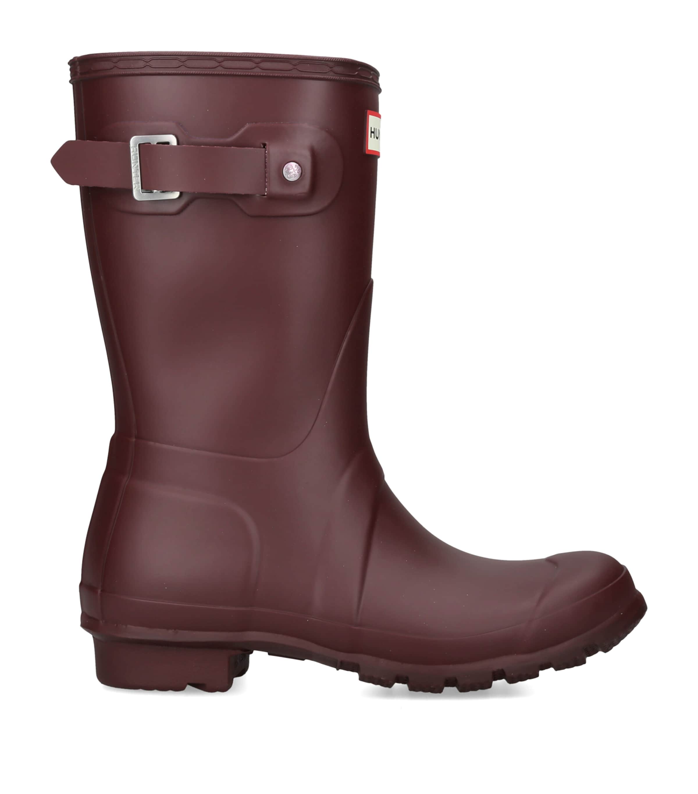 Hunter Original Short Welly Boots Wine
