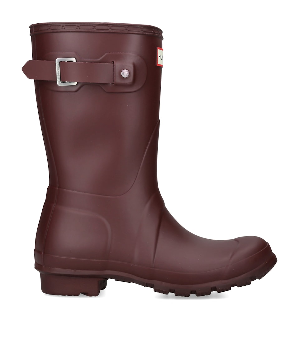 Hunter Original Short Welly Boots Wine