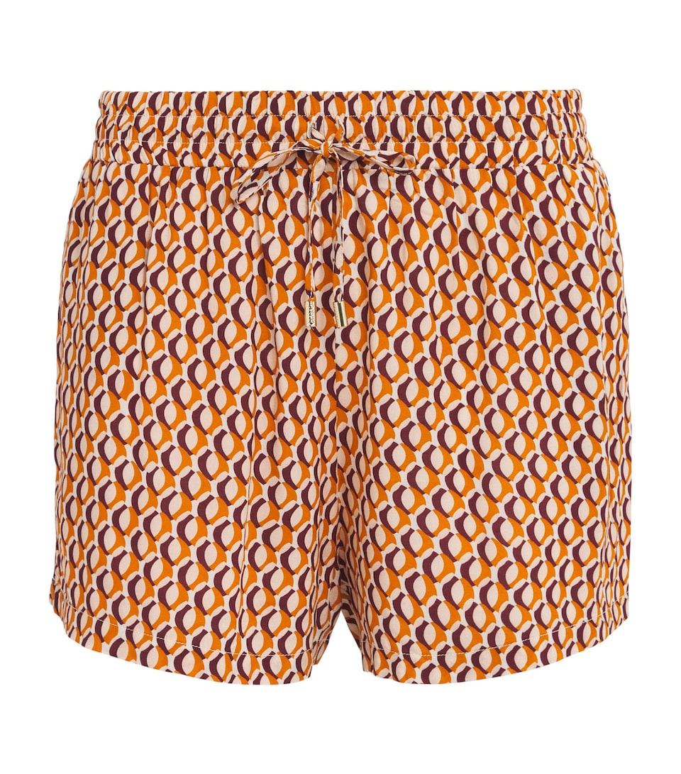 Melissa Odabash Womens Printed Annie Shorts Retro