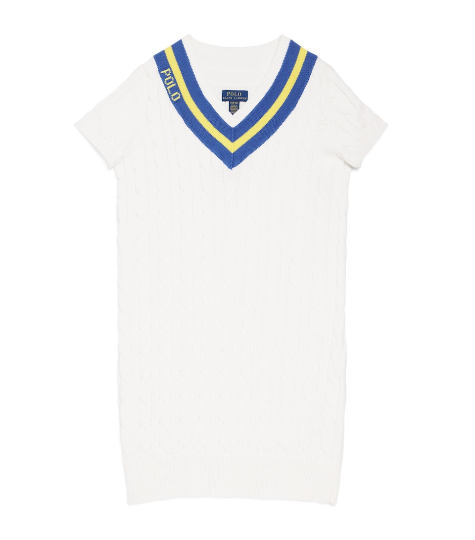 Cotton Cable-Knit Dress (7-14 Years)