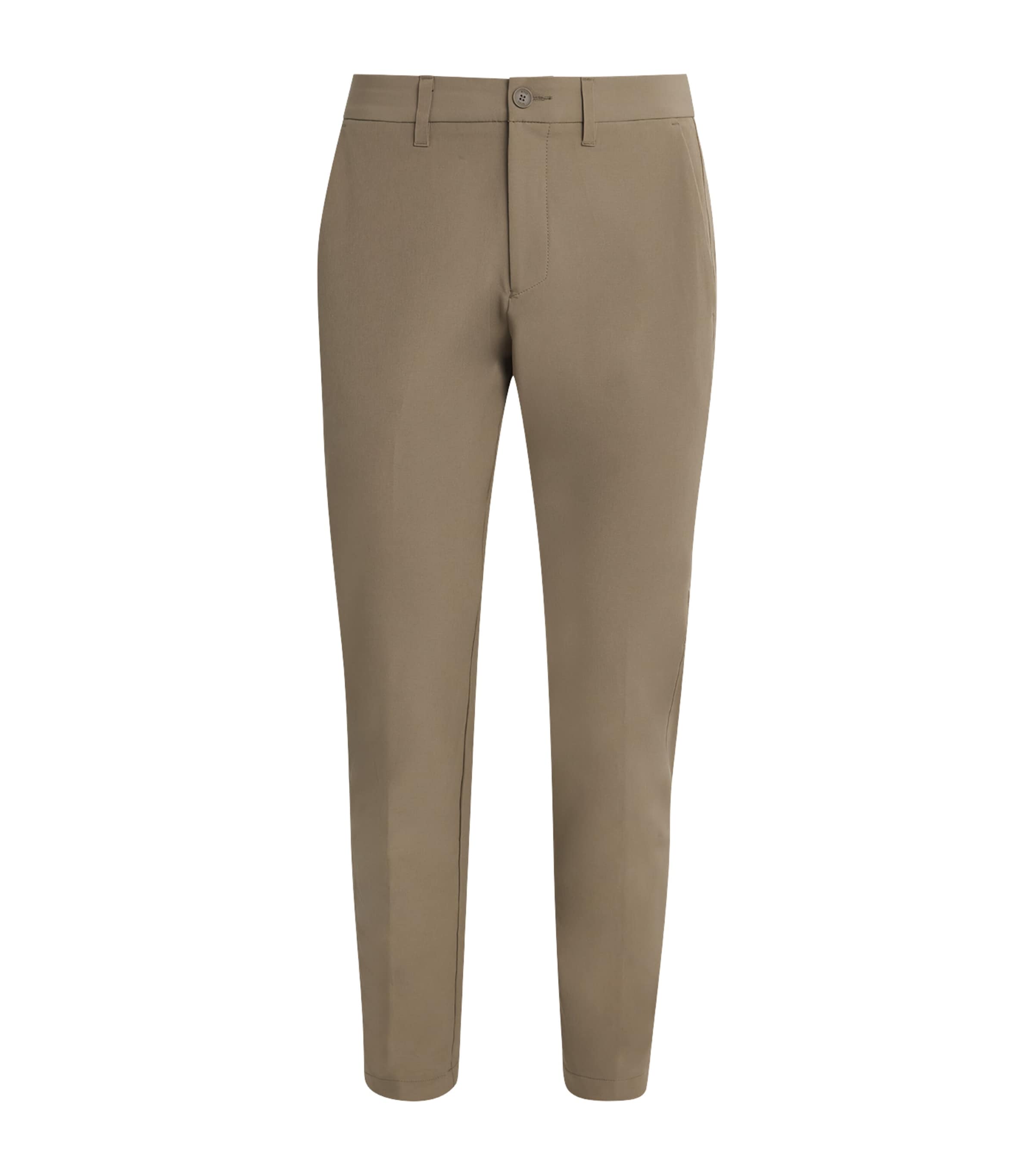 BOSS Mens Water-Repellent Slim Trousers Pastel Green