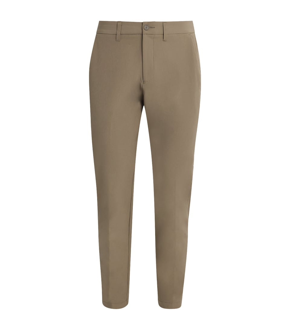 BOSS Mens Water-Repellent Slim Trousers Pastel Green