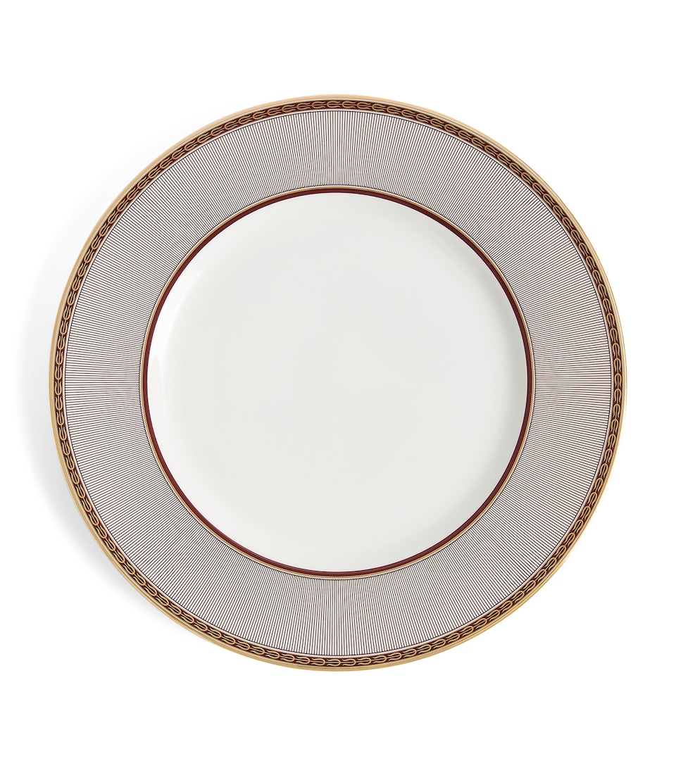 Wedgwood Bone China Red Splendour Plate (27cm) White / Red