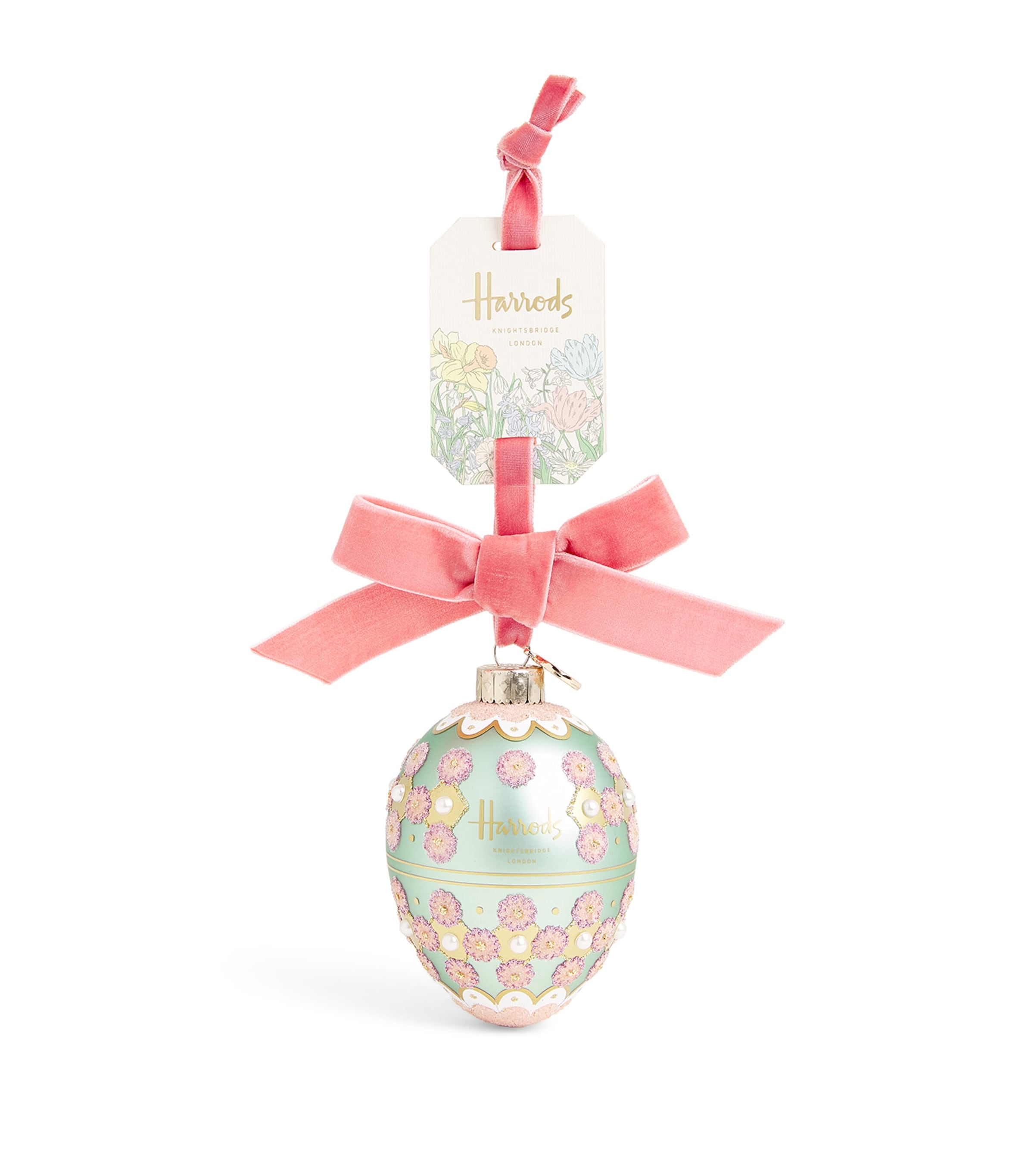 Glass Easter Egg Decoration
