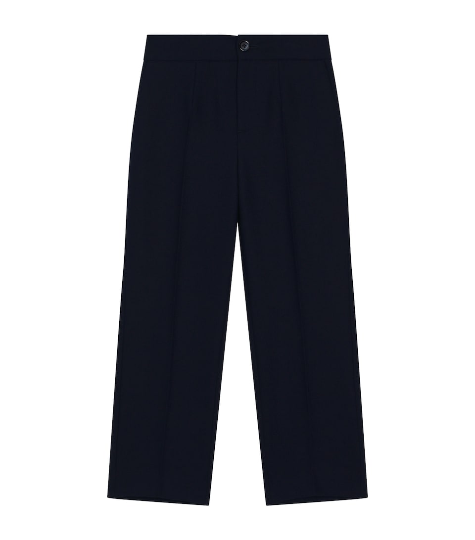 Virgin Wool Canvas Trousers (8-12 Years)