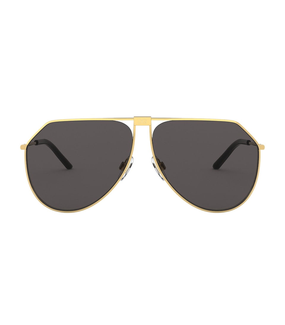 Slim Aviator Sunglasses