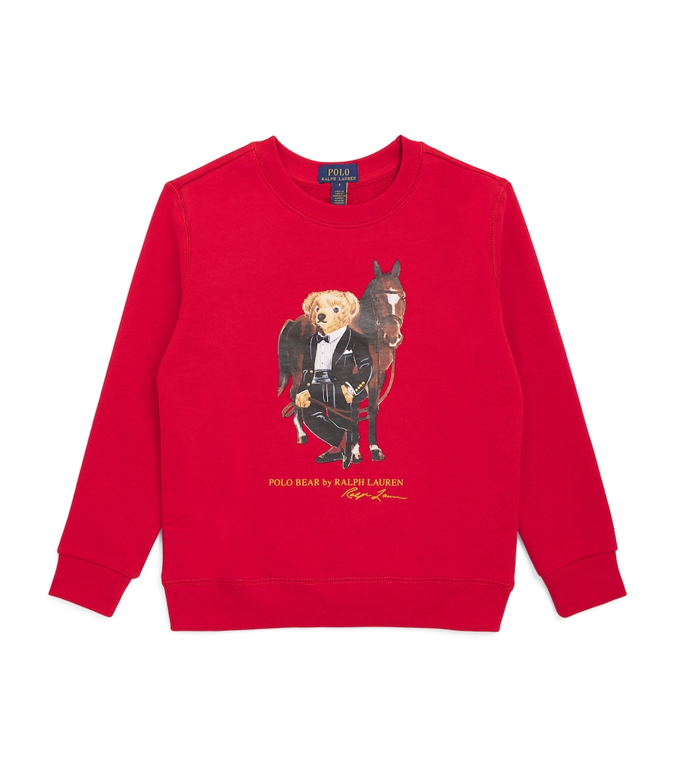 Cotton Polo Bear Sweatshirt (6-14 Years)