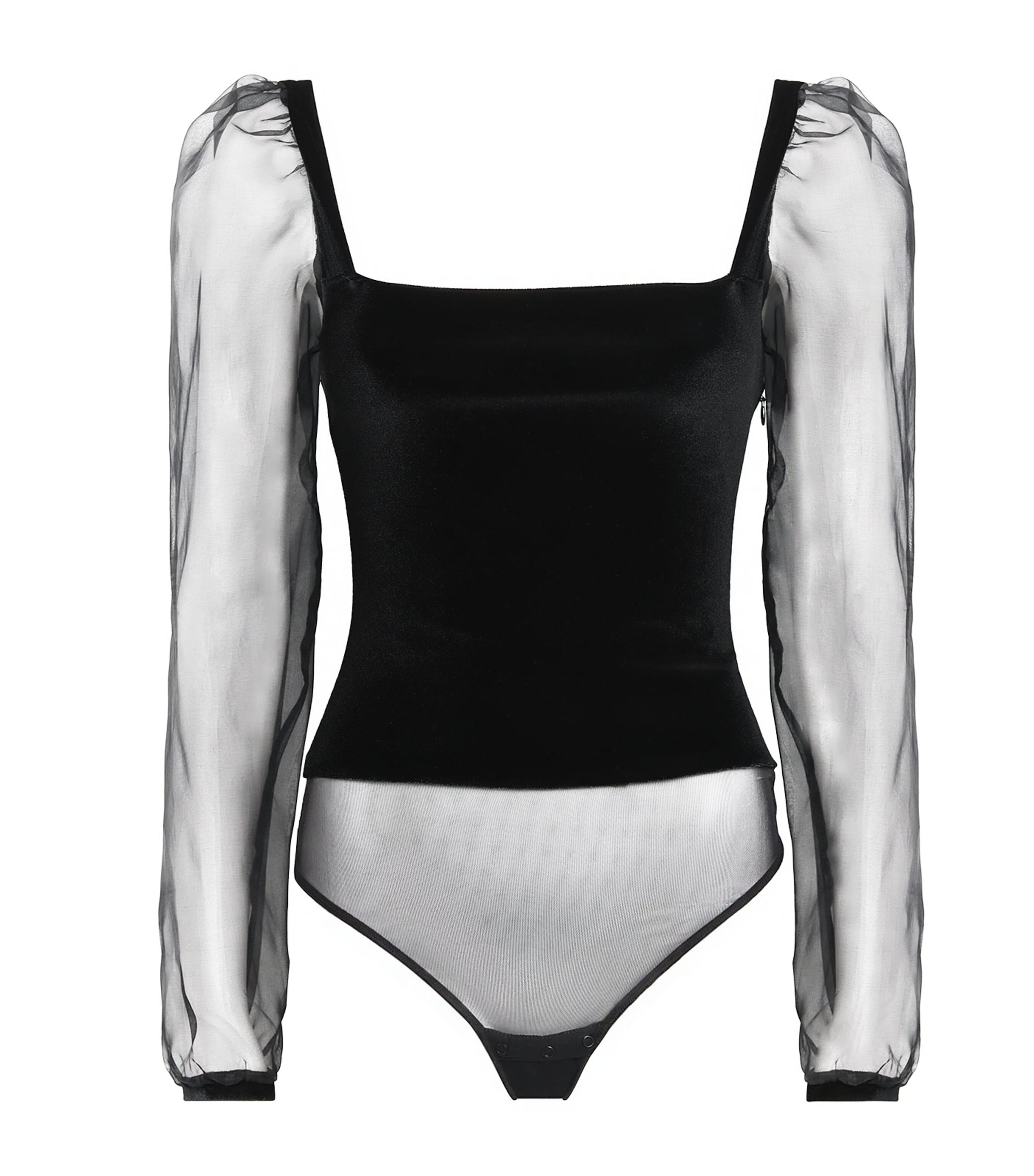 Silk Hazy Thong Bodysuit