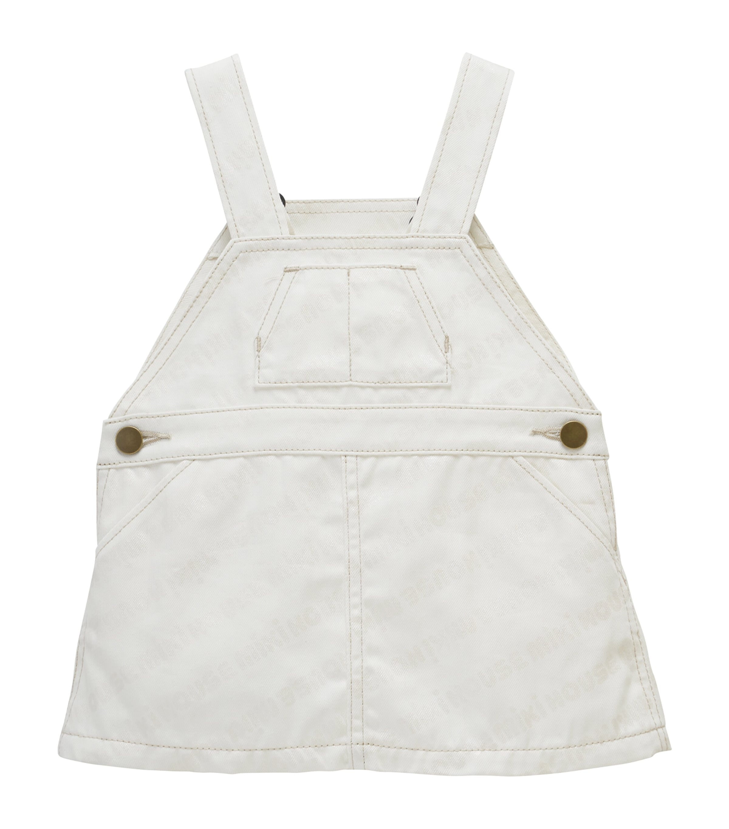 Miki House Logo Print Dungarees (2-4 Years)