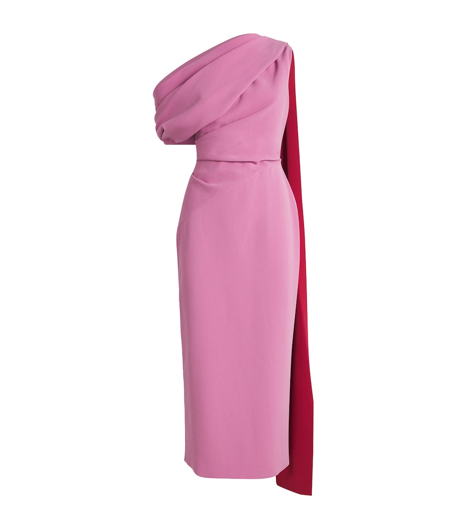 Maite Cape Midi Dress