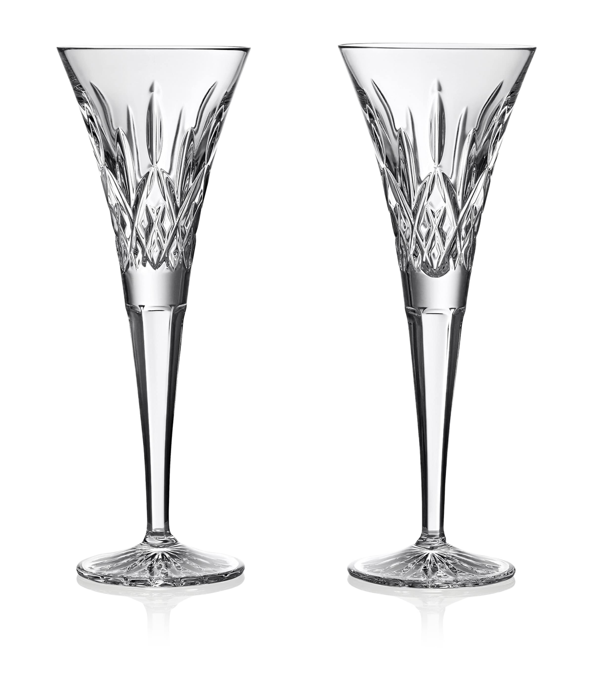 Set of 2 Lismore Toasting Flutes (170ml)