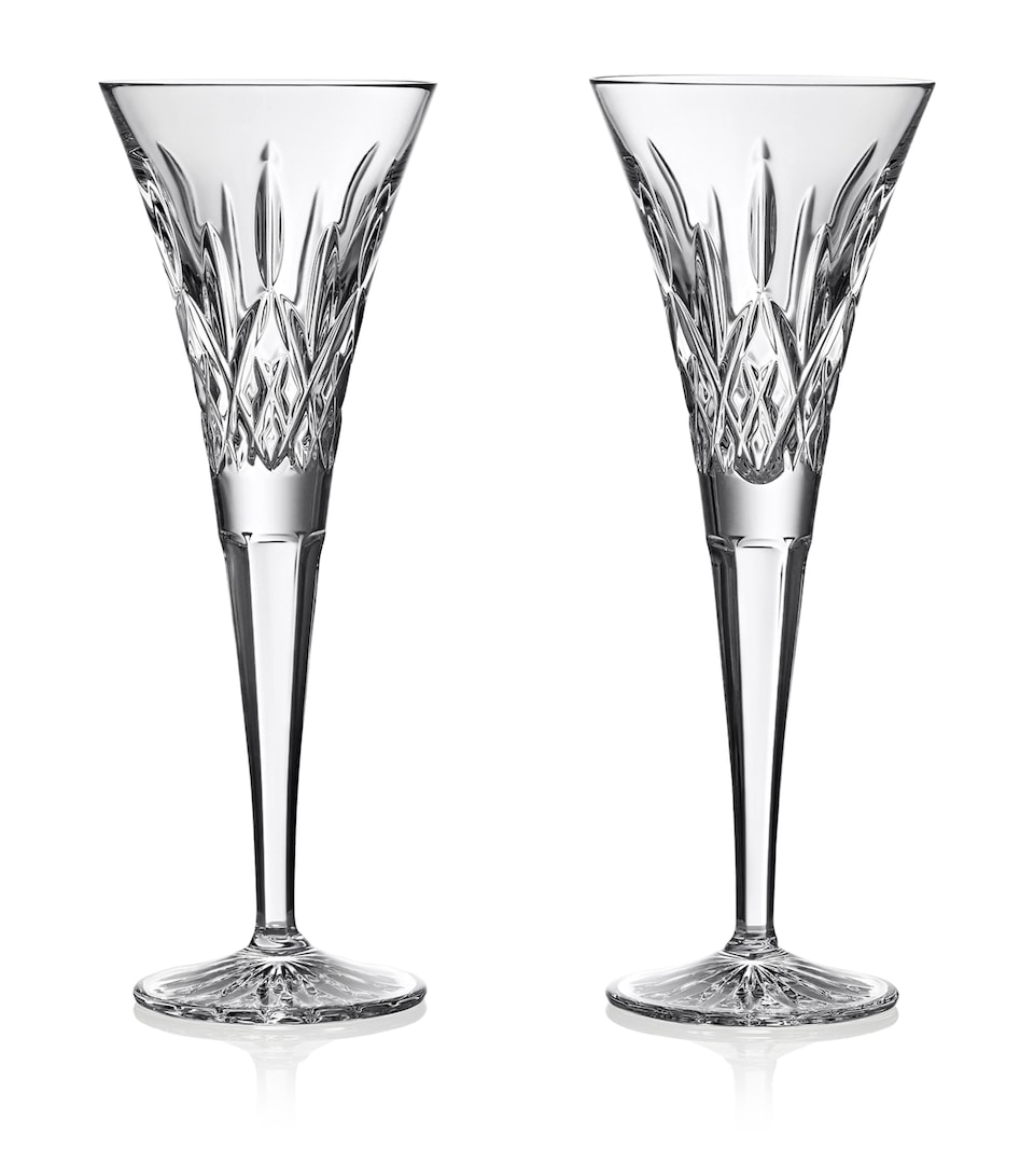 Set of 2 Lismore Toasting Flutes (170ml)