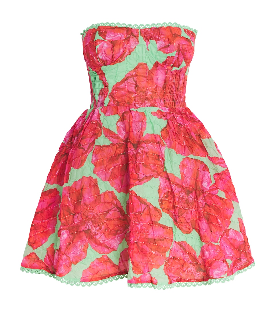 Floral Off-The-Shoulder Mini Dress