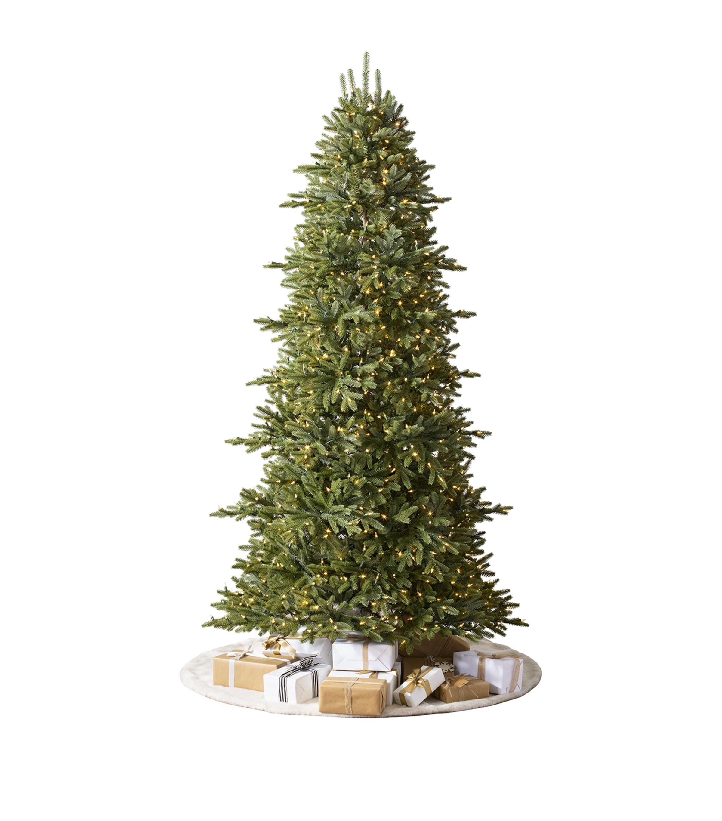 BALSAM HILL Norway Spruce LED Clear Christmas Tree (7.5ft) Green